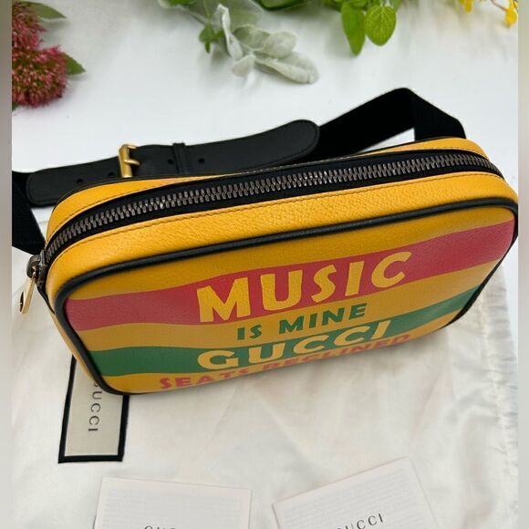 SOLD!!!!! Gucci music is mine leather belt bag size 90 cm made in Italy - Picture 2 of 10